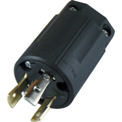 アメリカン電機　引掛形　ナイロンプラグ　接地２Ｐ２０Ａ２５０Ｖ　3222N-L6　1 個