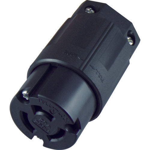 アメリカン電機　引掛形　ナイロンコネクタボディ　３Ｐ２０Ａ２５０Ｖ　3224N　1 個