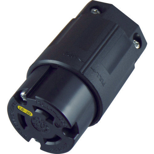 アメリカン電機　引掛形　ナイロンコネクタボディ　接地２Ｐ２０Ａ２５０Ｖ　3224N-L6　1 個