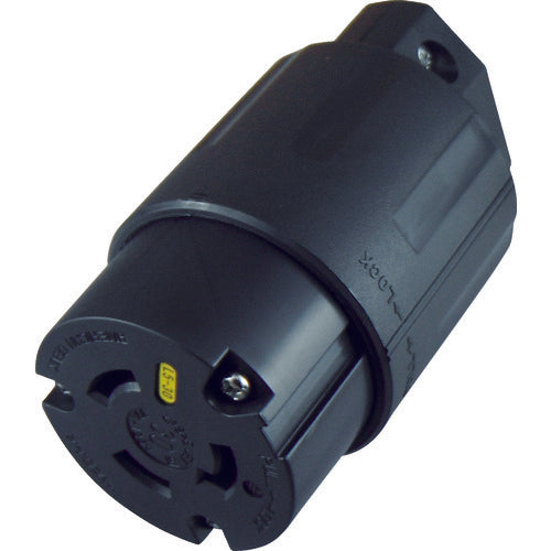 アメリカン電機　引掛形　ナイロンコネクタボディ　接地２Ｐ３０Ａ１２５Ｖ　3314N-L5　1 個