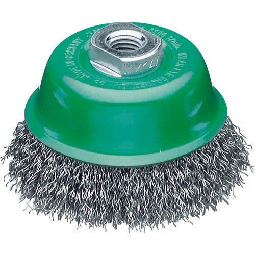 ＬＥＳＳＭＡＮＮ　工業用カップブラシ　Φ７５　ステンレス　線径０．３　423364　1 個