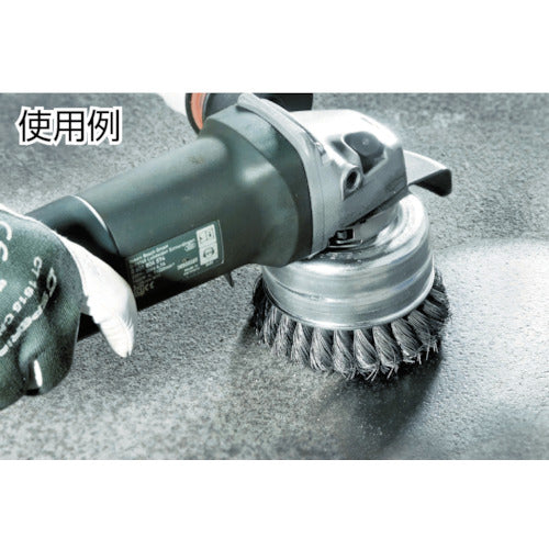 LESSMANN 산업용 컵 브러쉬 Φ65 스테인레스 선 직경 0.35 482 714 1 개