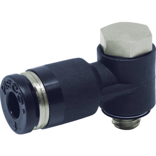 PISC 튜브 피팅 유니버설 엘보 튜브 4 나사 M5 PH4-M5 1 개