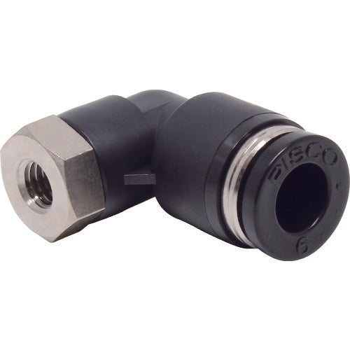 ＰＩＳＣＯ　チューブフィッティング　メスエルボチューブ６ネジＭ５Ｘ０８　PLF6-M5　1 個