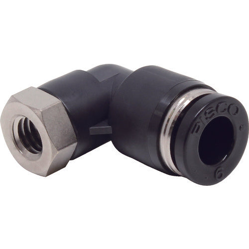 ＰＩＳＣＯ　チューブフィッティング　メスエルボチューブ６ネジＭ６Ｘ１　PLF6-M6　1 個