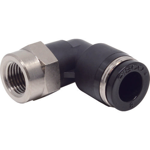 ＰＩＳＣＯ　チューブフィッティング　メスエルボチューブ８ネジＲ１／８　PLF8-01　1 個