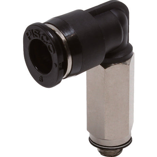 PISCO Tube Fitting Mini Long Elbow Tube 6 Connection Size M5 x 0.8 PLL6-M5M 1 pc