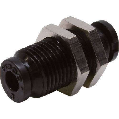 PISCO Tube Fitting Mini Type Bulkhead Union 3x3 PM3M 1 pc