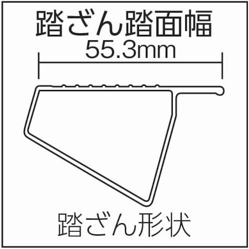 ＰｉＣａ　四脚アジャスト式脚立かるノビＳＣＬ型３〜４尺　SCL-120A　1 台