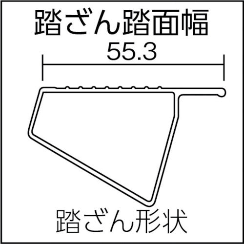 ＰｉＣａ　四脚アジャスト式脚立かるノビＳＣＬ型３〜４尺　SCL-120A　1 台