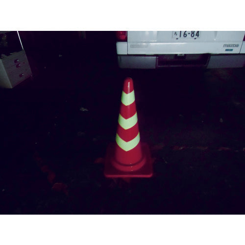 TRUSCO Microcone Width 380mm x Height 700mm Red TCC-CK 1 piece