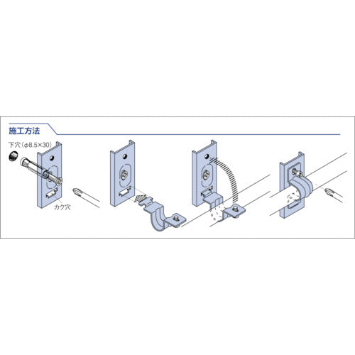 日動電工　サドルエース１６（ステンレス仕様）　SA-16S　1 個