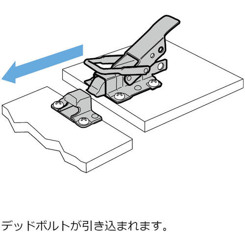 SUGATSUNE (120040406) 88-1068SS Stainless Steel Super Strong Three-Way Catch Bolt 88-1068SS 1 pc