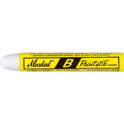 ＬＡＣＯ　Ｍａｒｋａｌ　工業用マーカー　ペイントスティック　Ｂ　白　80220　1 本