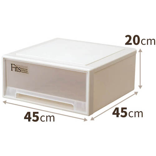 ＴＥＮＭＡ　フィッツケース（ワイド）　カプチーノ　４５０×４５０×２００　110000577　1 個