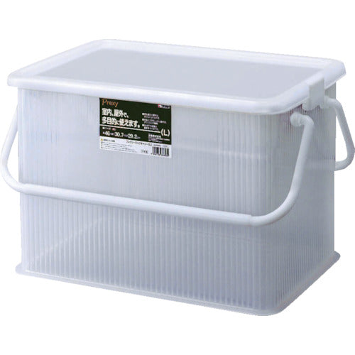 TENMA 플렉시 록 캐리 L 클리어 내츄럴 460×307×292 110005874 1개