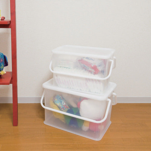 TENMA 플렉시 록 캐리 L 클리어 내츄럴 460×307×292 110005874 1개