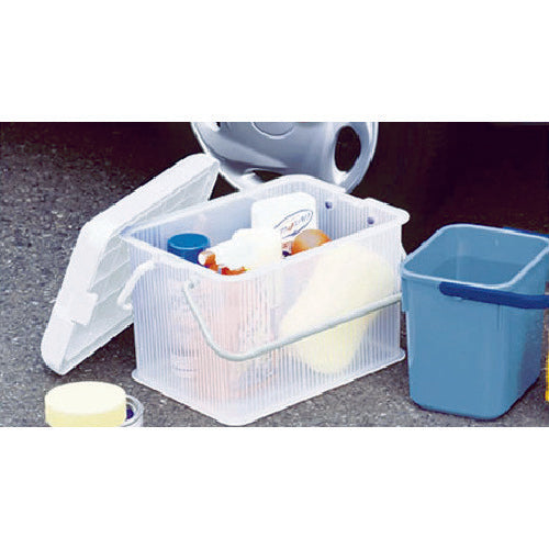 TENMA 플렉시 록 캐리 M 클리어 내츄럴 382×261×240 110005872 1개