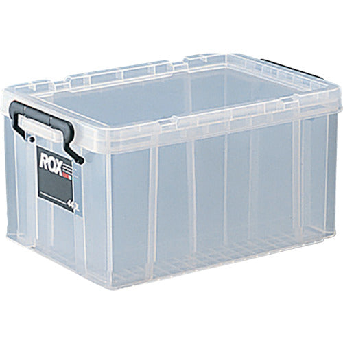 ＴＥＮＭＡ　フタ式収納ケース　ロックス　４４０Ｍ　クリア　３００×４４０×２４３　811001038　1 個
