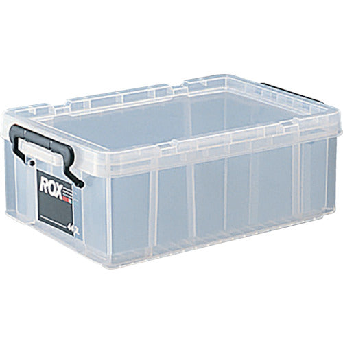 ＴＥＮＭＡ　フタ式収納ケース　ロックス　４４０Ｓ　クリア　３００×４４０×１６５　811001037　1 個