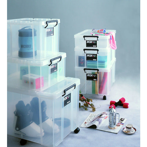 TENMA Lid-type Storage Case Rocks 660S Clear 440 x 660 x 165 110001172 1 pc