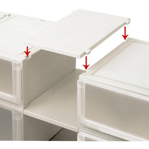 ＴＥＮＭＡ　フィッツユニット専用棚３０ｃｍ　カプチーノ　３００×５２５×２５　110001260　1 枚