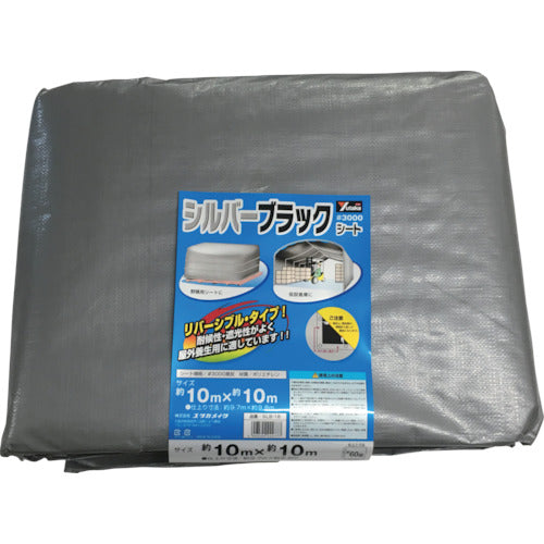 유타카 메이크 시트 #3000 실버/블랙 시트 10.0×10.0 SLB-18 1장