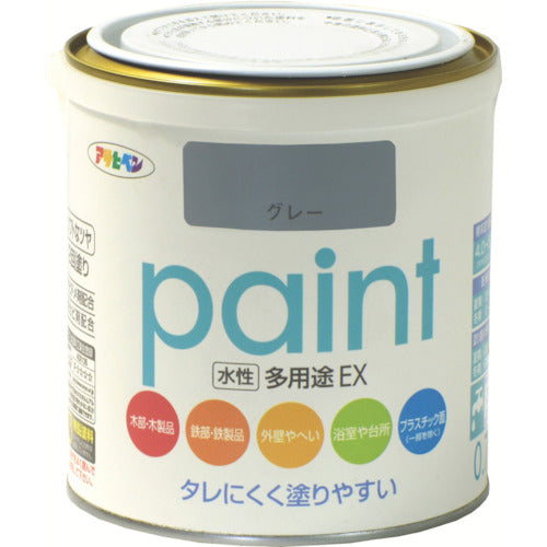 アサヒペン　水性多用途ＥＸ０．７Ｌ　グレー　459404　1 缶