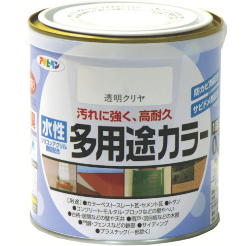 アサヒペン　水性多用途カラー　０．７Ｌ　クリヤ　460943　1 缶
