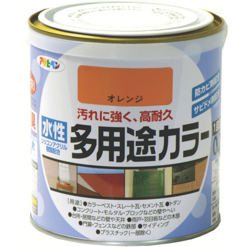 Asahipen Water-Based Multi-Purpose Color 0.7L Orange 461032 1 Can