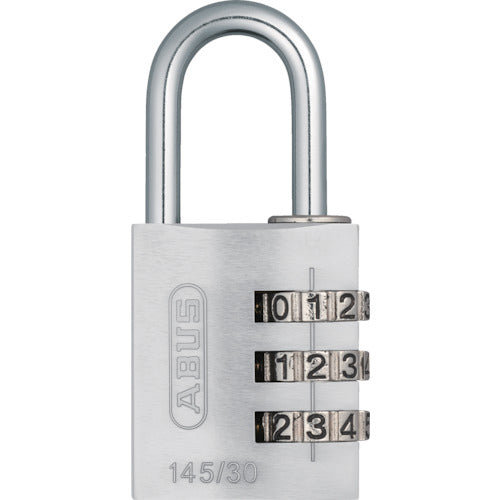 ＡＢＵＳ　ナンバー可変式南京錠　１４５−３０　シルバー　145-30-SI　1 個