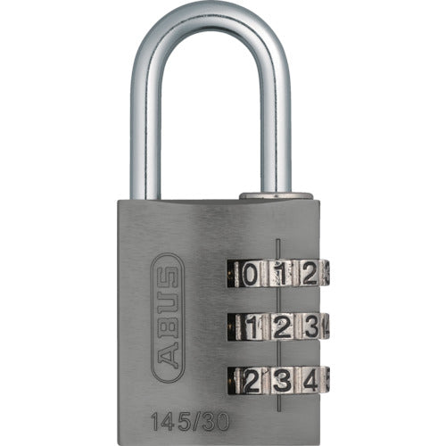 ＡＢＵＳ　ナンバー可変式南京錠　１４５−３０　チタニウム　145-30-TI　1 個