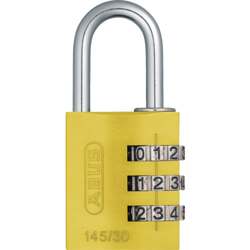 ＡＢＵＳ　ナンバー可変式南京錠　１４５−３０　イエロー　145-30-YE　1 個