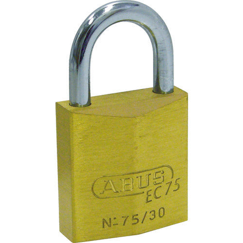 ＡＢＵＳ　真鍮南京錠　ＥＣ７５−３０　ディンプルシリンダー　同番　EC75-30 KA　1 個