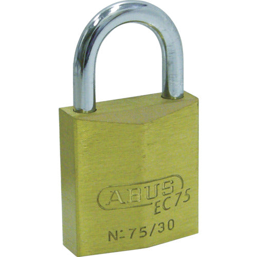 ＡＢＵＳ　真鍮南京錠　ＥＣ７５−３０　ディンプルシリンダー　バラ番　EC75-30-KD　1 個