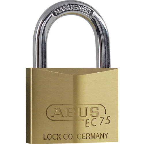 ＡＢＵＳ　真鍮南京錠　ＥＣ７５−４０　ディンプルシリンダー　バラ番　EC75-40-KD　1 個