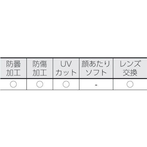 ＴＲＵＳＣＯ　ワイドビューセーフティゴーグル（ゴムベルトタイプ）　TSG-5100　1 個