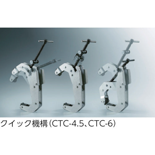 ＴＲＵＳＣＯ　エホママルチクラブクランプ　最大口開２５ｍｍＸ深さ１５ｍｍ　CTC-1　1 個