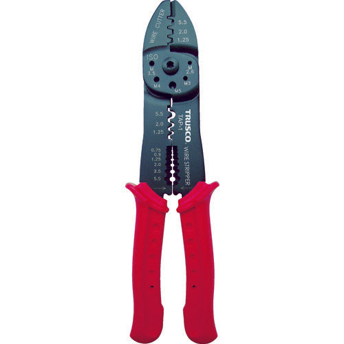 TRUSCO Crimping pliers for bare terminals/connection terminals/P. B type sleeves TAP-1 1 piece