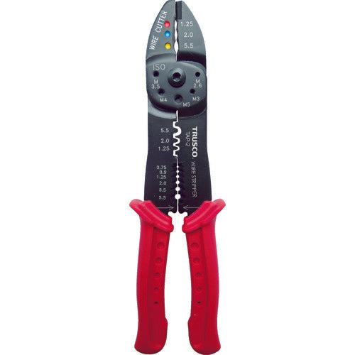 TRUSCO Crimping Pliers for Insulated Terminals/Bare Terminals TAP-2 1 Piece