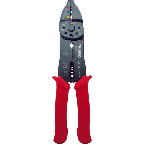 TRUSCO Crimping pliers for insulated terminals TAP-4 1 piece