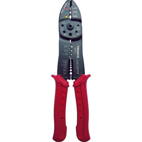 TRUSCO Crimping Pliers for Insulated Terminals/Connection Terminals TAP-6 1 Piece