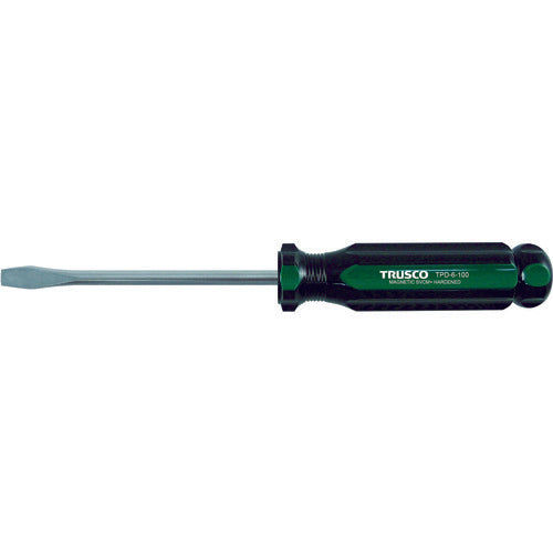 TRUSCO Plastic Handle Screwdriver (with magnet) TPD-6-100 1 piece