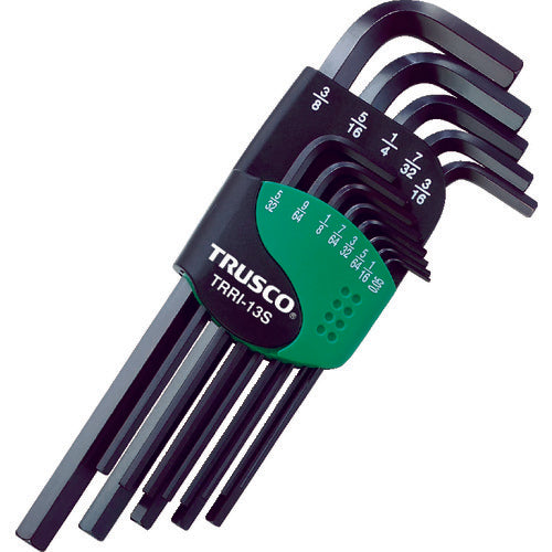 TRUSCO 육각봉 렌치 세트 13개 세트(인치 타입) TRRI-13S 1 S