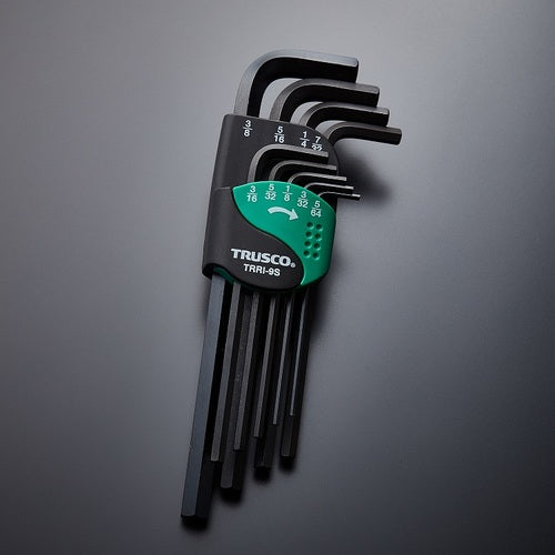 ＴＲＵＳＣＯ　六角棒レンチセット　９本組（インチタイプ）　TRRI-9S　1 Ｓ