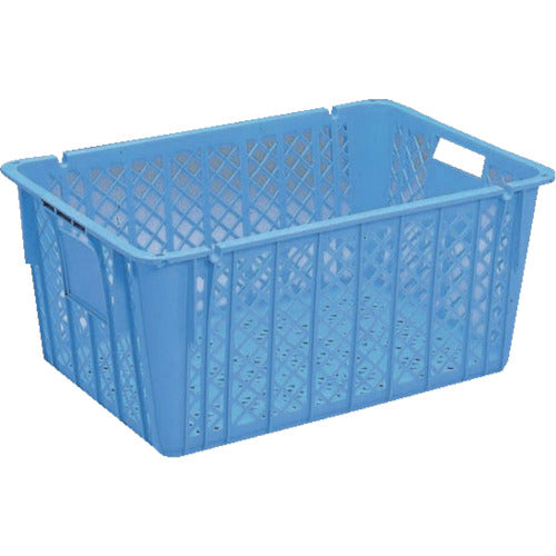 リス　メッシュコンテナ　１３０３１６　プラスケットＮｏ．１３００本体１１１Ｌブルー金具なし　青　NO-1300　1 個