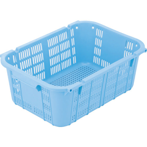 リス　メッシュコンテナ　１２９３８９　プラスケットＮｏ．２５０本体２６Ｌブルー金具なし　青　NO-250　1 個