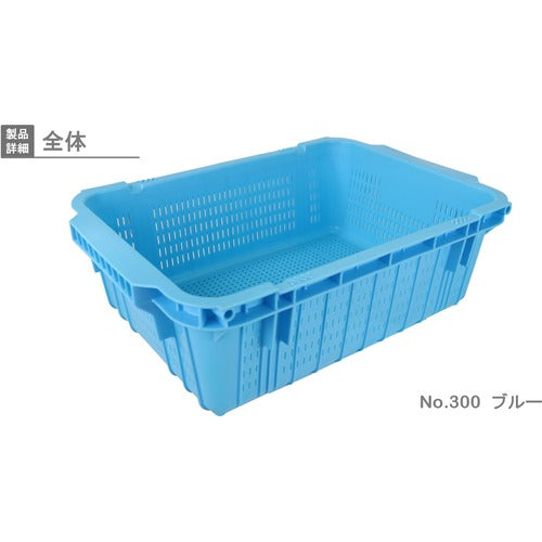 Risu Mesh Container 512105 Plasket No. 300 Body 28L Blue No Metal Fittings Blue NO-300 1 pc
