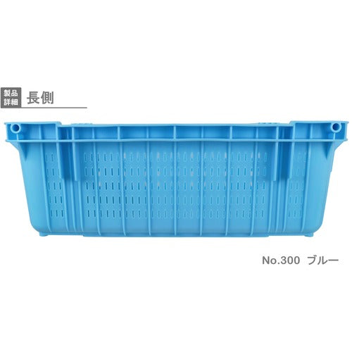 Risu Mesh Container 512105 Plasket No. 300 Body 28L Blue No Metal Fittings Blue NO-300 1 pc