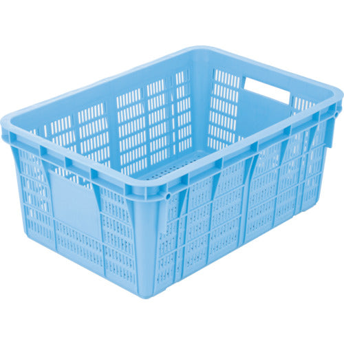 Risu Mesh Container 130408 ​​Plasket No. 650 Body 64L Blue No Metal Fittings Blue NO-650 1 pc
